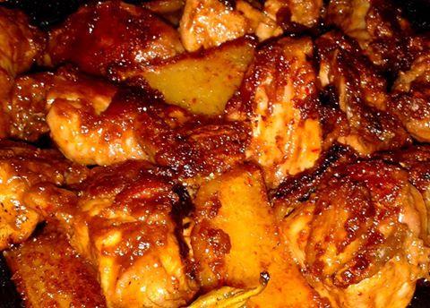 makanan khas kalimantan timur Ayam Cincane