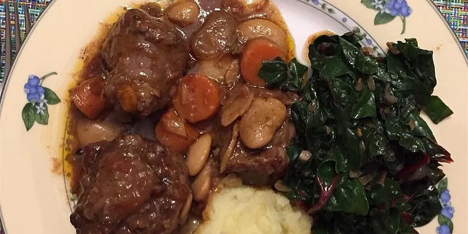 Oxtail with Broad Beans