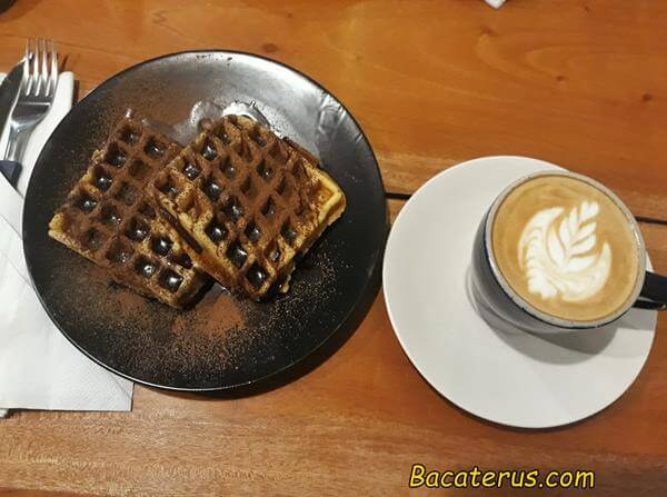 coffee and waffle