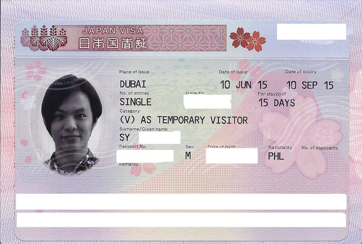 Visa untuk Paspor Biasa 1