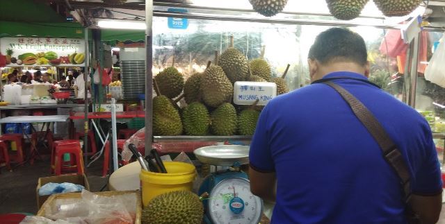 durian stall jalan alor
