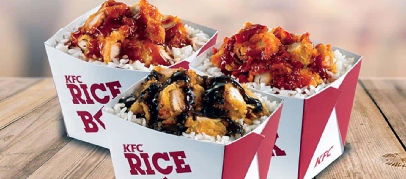 Rice Box KFC Bento