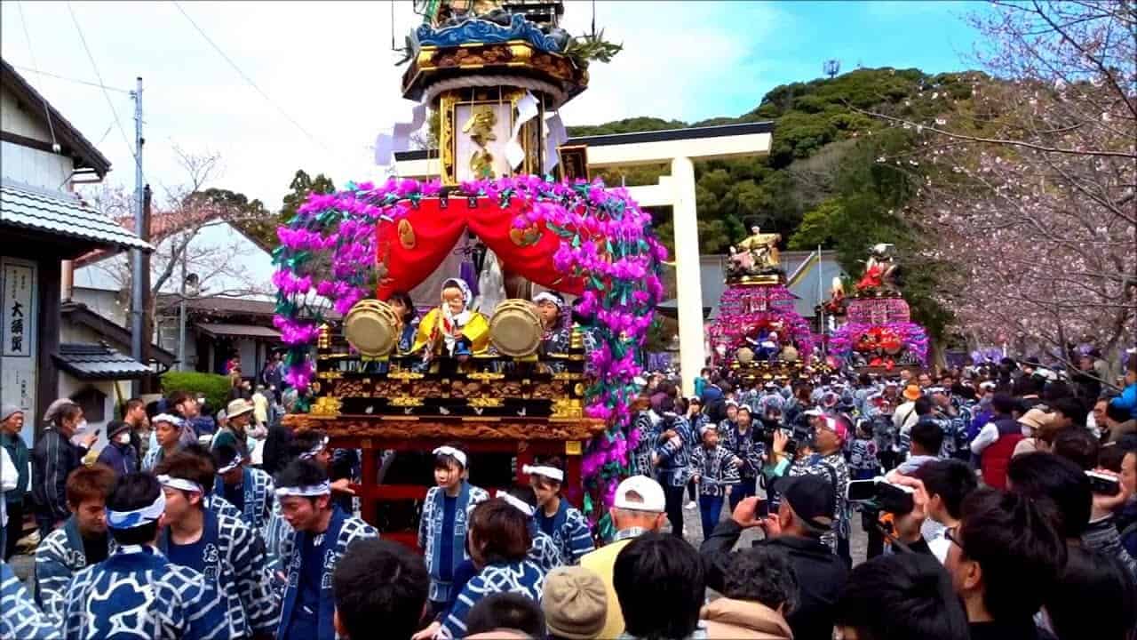 Festival Enshu Yokosuka Mikumano Shrine Grand