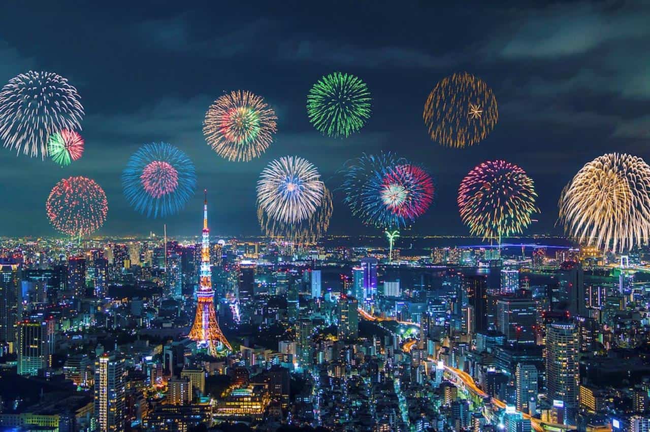 Festival Kembang Api Sungai Sumida, Tokyo