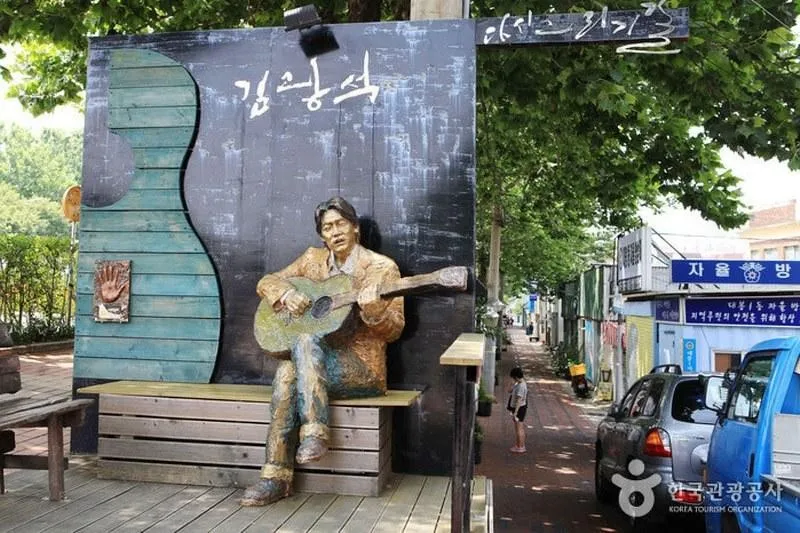 Patung Kim Kwangseok di Daegu