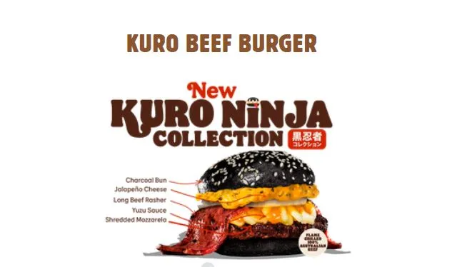 menu burger king paling enak kuro ninja beef burger