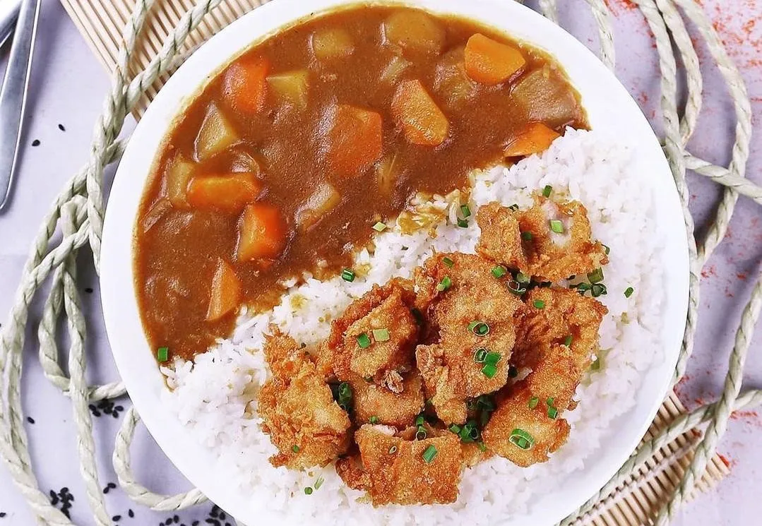 Chicken Karaage Curry Don