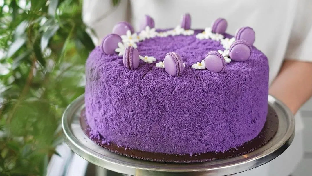 Ube Velvet Cake